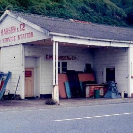 The former garage at Granity, 1987.