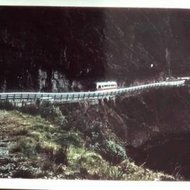 Little Hawks Crag being drilled and blasted in Lower Gorge, 1967 *PHOTO ALBUM*