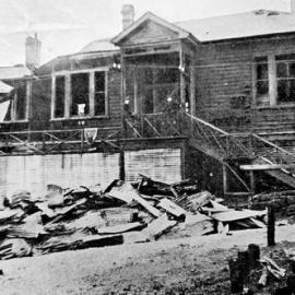 Fire at the Denniston Hill Hotel in October. 1909.  - ALBUM -