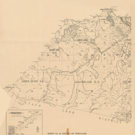 Westland County cadastral index map Sh 9 1919 - Gorge River-Cascade