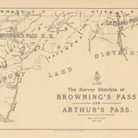 WD30-31 Brownings and Arthurs Pass Survey District 1916