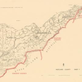Westland County cadastral index map sheet 7 1949