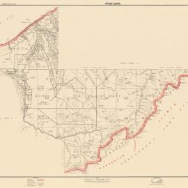 Westland County cadastral index map sheet 3 1956