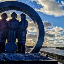 Opening of the Miners Memorial Greymouth on the 19th. January 2013.  2013.   - ALBUM -