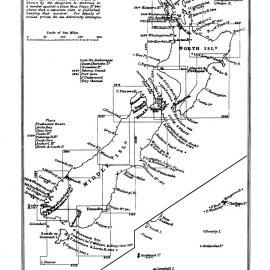 CHART - Admiralty Index Chart N for New Zealand - 1875 to 1905