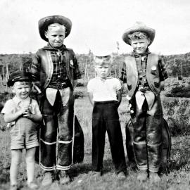 Errol,Colin, Geoffrey, and Kevin Bell, Kotuku.1953.