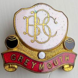  Blaketown Bowling Club badge.ca.1940`s.