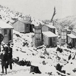 Soldier's Creek behind Roa in the Paparoas,1910.