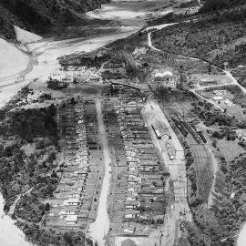 Aerial photo of Otira.1958.