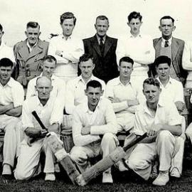 Woodstock Senior Cricket Team.1951 - 52.