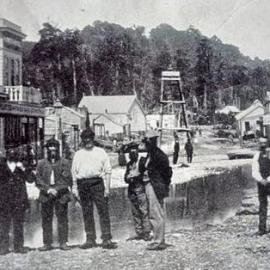 Tainui St,Greymouth  - "Then and Now",1872 and 1959.
