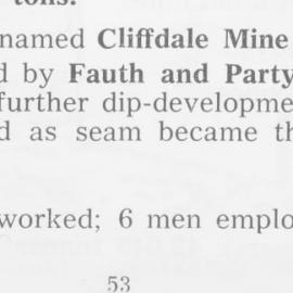 Cliffdale mine,10 Mile,1943 to 1951.  - ALBUM -