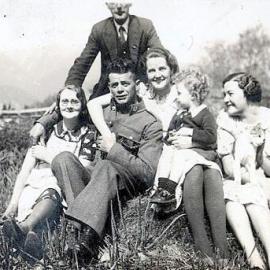 ALBUM - Leonard Diamond’s last visit to Seddonville before shipping off to WW2.1940.