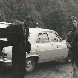 West Coast police - Charlie Rhodes and a young Jack Dobbs.1968 PHOTO ALBUM*