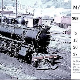 Railways Calendar.1984.