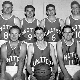 United A mens team, winners of the club A Grade title in 1967.