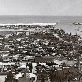 Aerial picture of Greymouth.ca. 1910.