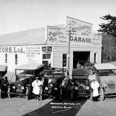 Newman's Motors, Hokitika.ca.1920`s.
