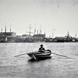 Greymouth - a port enjoying a considerable Australian and coastal trade.1880`s.