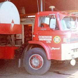 Brewery workshop - Ken Swinburn,Barry Honey and coal delivery to Runanga.