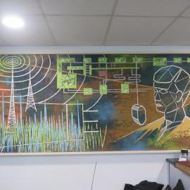 Broadcasting House mural, Greymouth