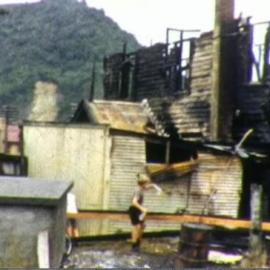 Opera House fire, looking up Chapel Street