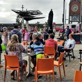 ALBUM - Greymouth Town Square - Then and now.