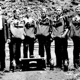 1931 First Mines Rescue  -  Proto Team. Runanga.