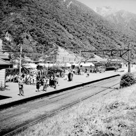 Queen Elizabeth's train at Otira