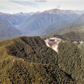 The Island Block Coal - between Garvey Creek and the Waitahu River in the Reefton area. 1977.                                                        