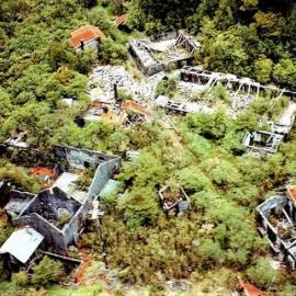 Rewanui - Middle Brake with buildings (and viaduct) location map *PHOTO ALBUM*