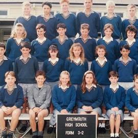 Greymouth High School,  Form 3-2 .1992.