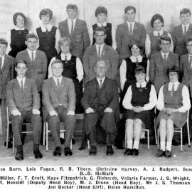 Grey High School Prefects, 1967.
