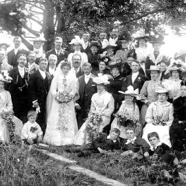 Wasley-Gleeson Wedding, 31 December 1901.