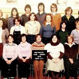 Form 6/1, Greymouth High School,1978.