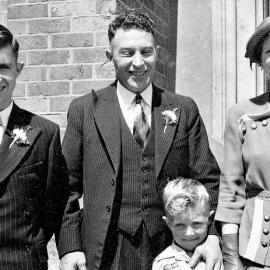 Buff Cust and Mary Cust, with Russell Cust