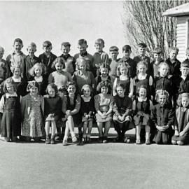 This Blackball School photo is probably Std. 1 and 2 and taken in 1949