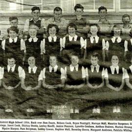 Form 4 C and P , Hokitika District High School. 1954.