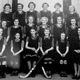 Blackball Womens Hockey Team.1953.