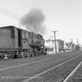 Locomotive B 304, Greymouth ,January 1965. 