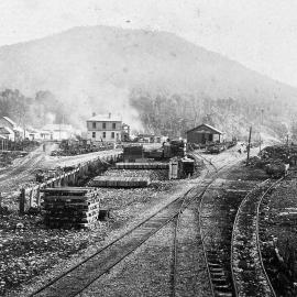 Early Stillwater town and station.