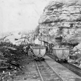 Coal Wagons Mine - Denniston.ca.1900`s.