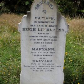 Hugh Linklater at Stafford Cemetery