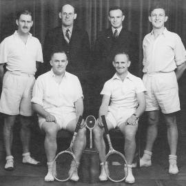 United Tennis Club - Winners of the Presidential Trophy,1947 - 48.