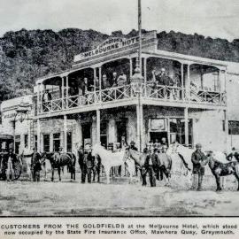 The Great Fire – 14 Businesses Destroyed ,Greymouth. 11 June 1869.