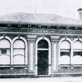 Athenaeum, Westport - original Westport Library, but adjacent to present library., 1899.