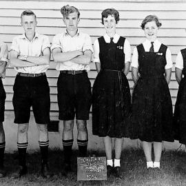 Hokitika District High School Prefects .1954.