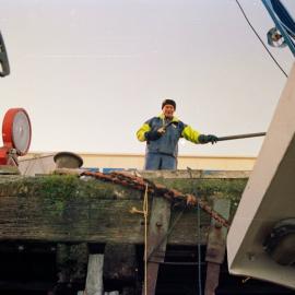 Peter Crampton working at Westfleet ,Greymouth.2006.