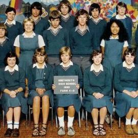Greymouth High School , Form 4-3 .1980.