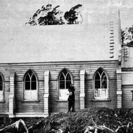 The New Saint Thomas Anglican Church.Runanga.1908.